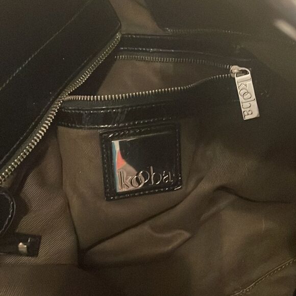 Kooba Y2K Early 2000's Vintage Rio Black Patent Leather Shoulder Bag - Picture 6 of 14